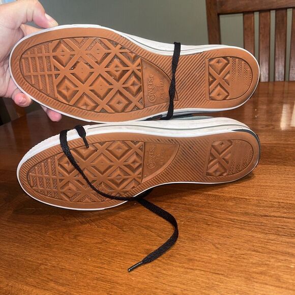 Converse All star stretch MA-1 zip shoe unisex Airmen Green sz. 9 men - Picture 4 of 5